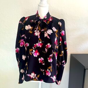 Who What Wear Floral Blouse - Medium